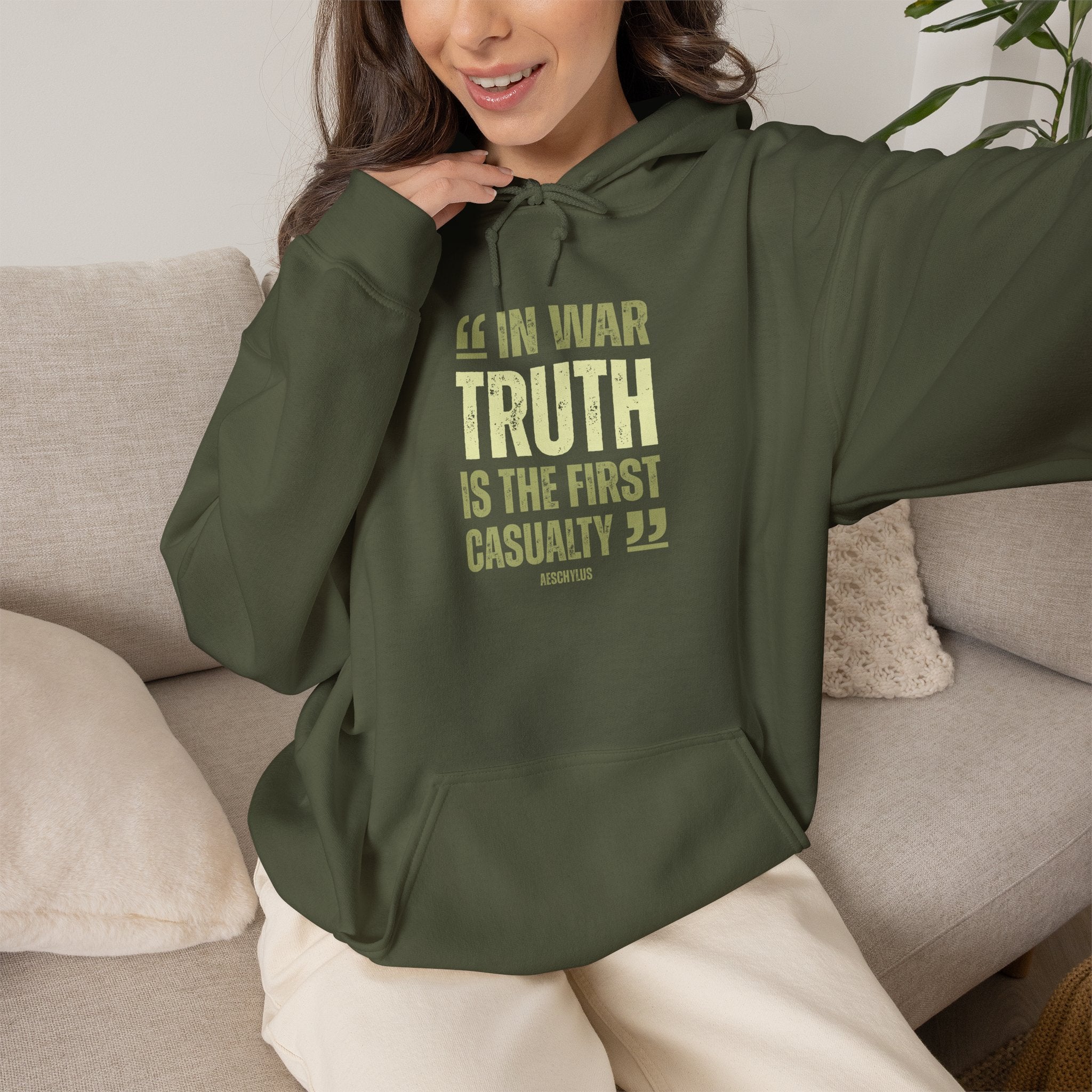 In War, Truth is the First Casualty - Hoodie