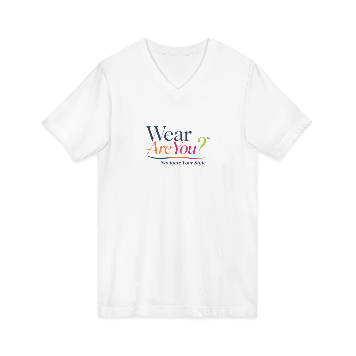 Wear Are You? V Neck T-Shirt