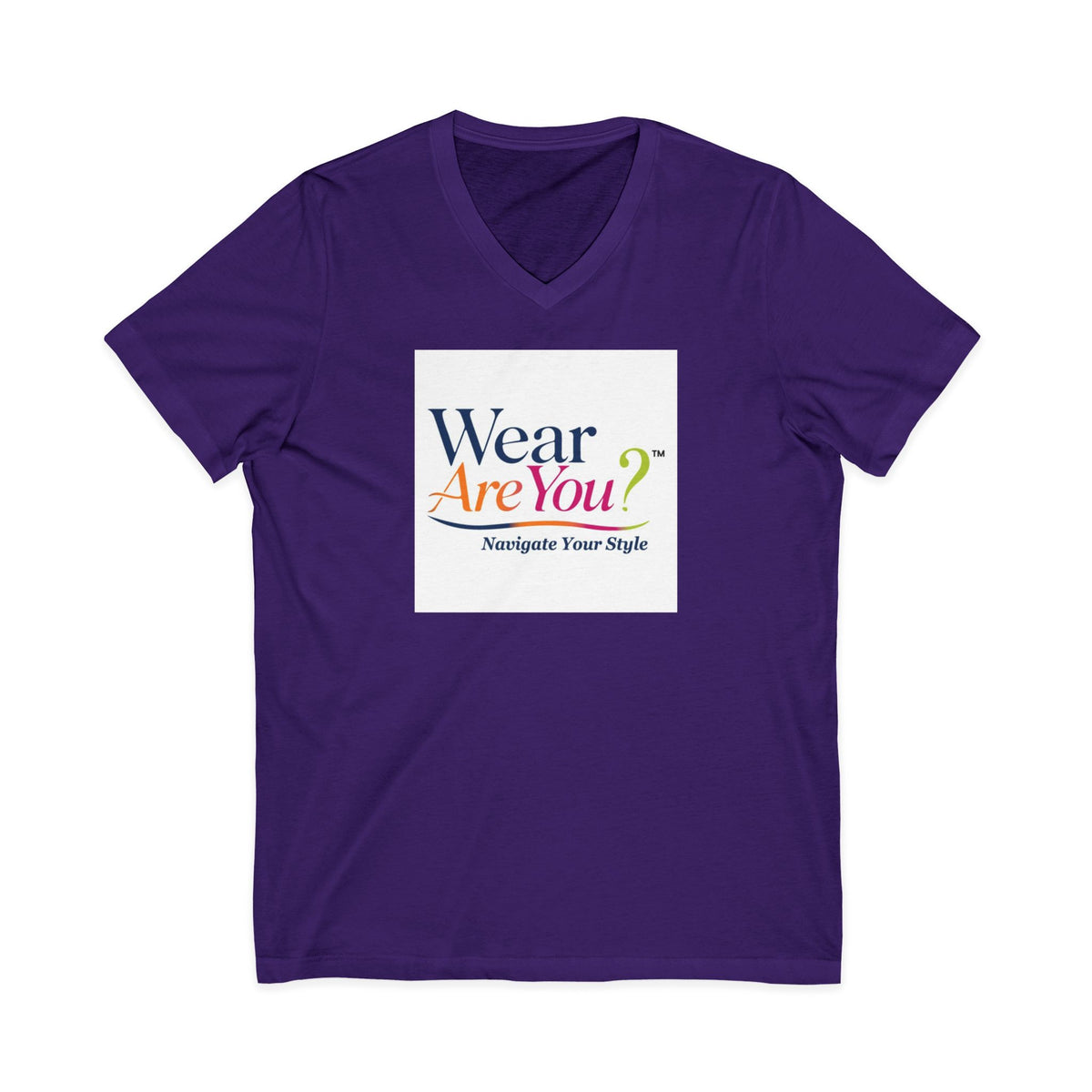 Wear Are You? V Neck T-Shirt